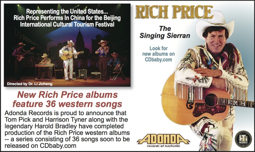 2013, July ad [Country Entertainment USA magazine]